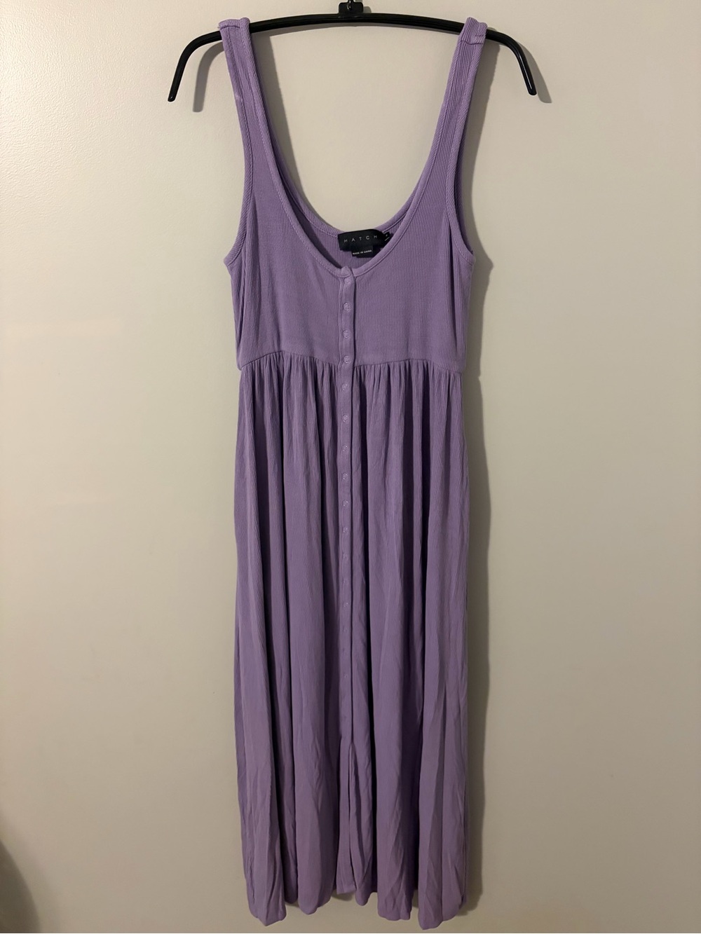 Hatch maternity softest ribbed nursing tank dress wisteria 0 xs - Picture 3 of 7
